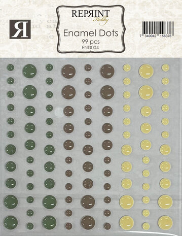 Reprint Home For Christmas Enamel Dost (99pcs) (END004)