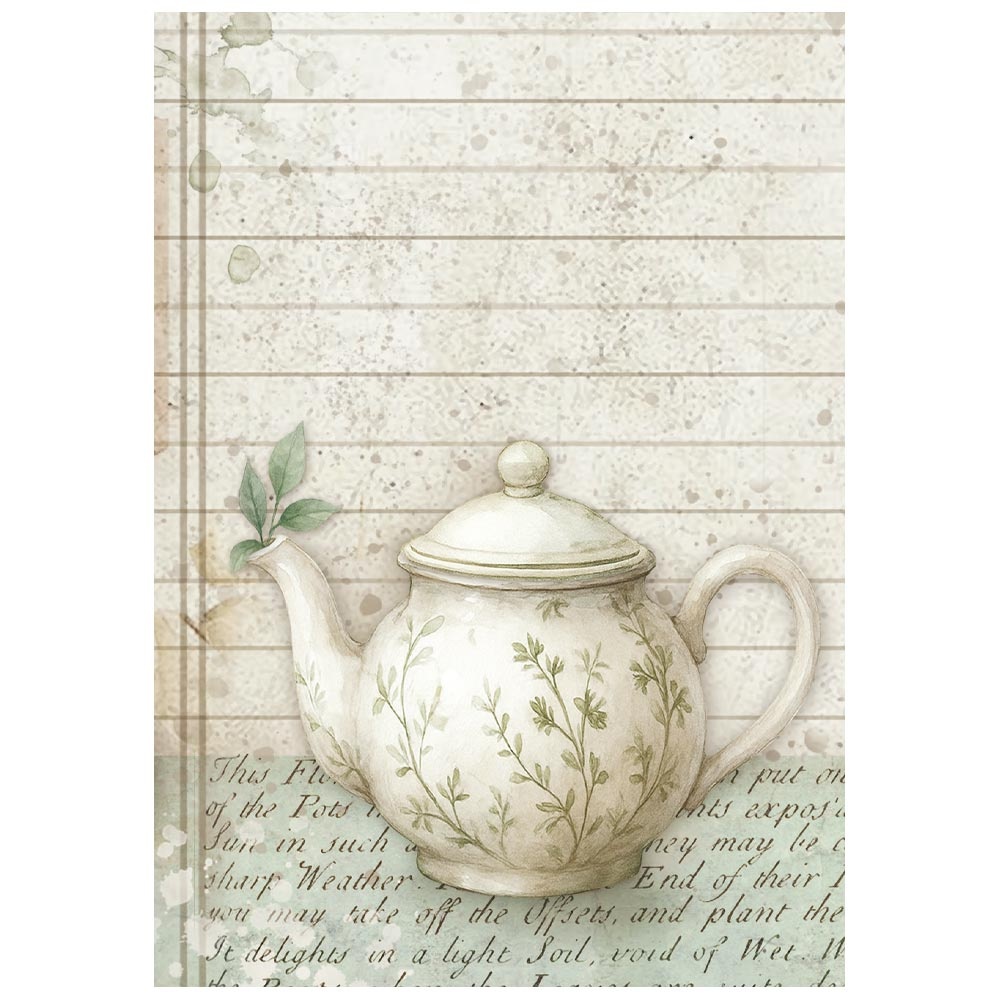 Stamperia Mini Rice paper A6 8 sheets  Herbarium Silvae