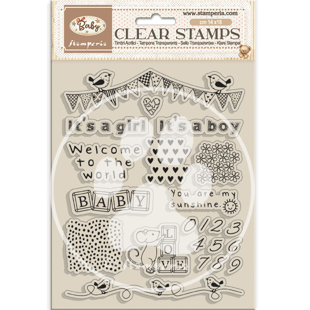 Stamperia Acrylic stamp cm 14x18 - Baby