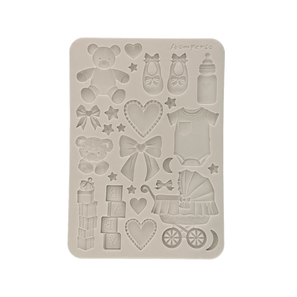 Stamperia Silicon mould A5 - Baby accessories