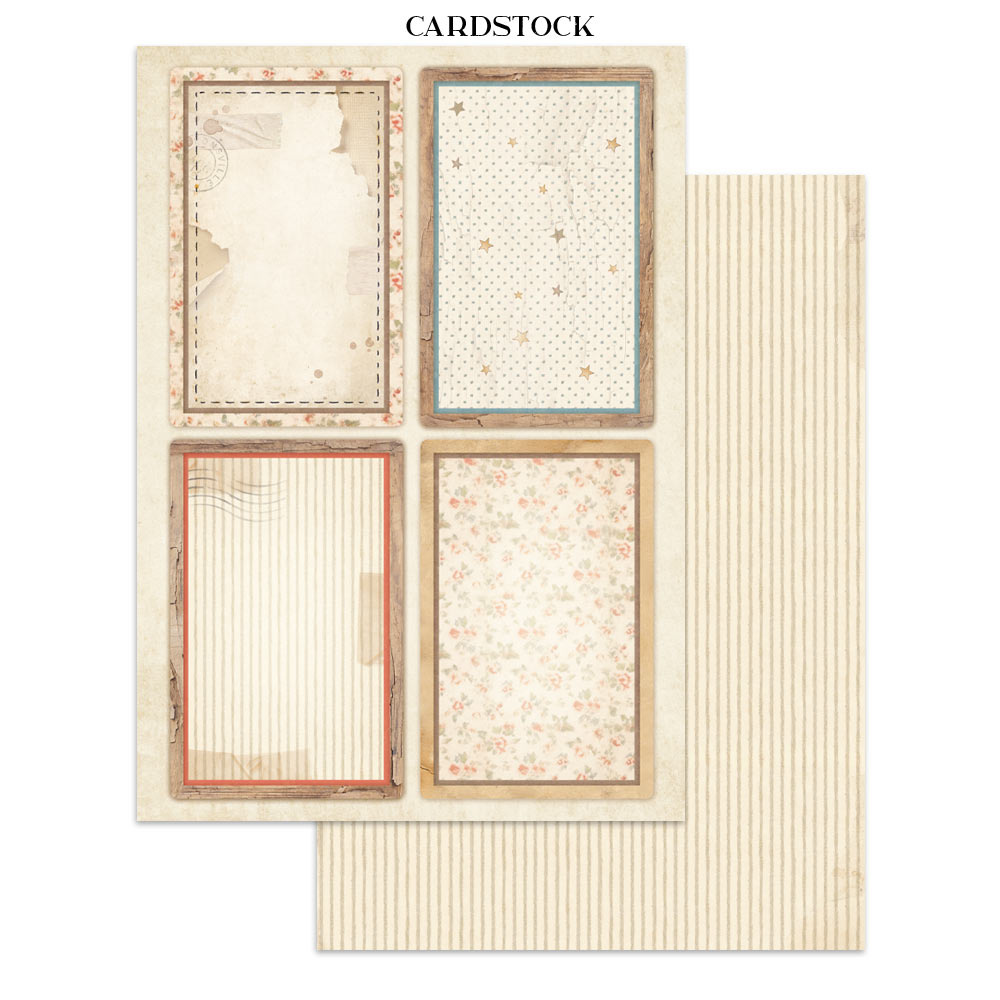 Stamperia Junk journal stickers, cut-outs, backgrounds - Baby