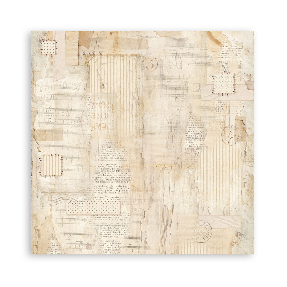 Stamperia Scrapbooking Pad 22 sheets cm 20,3X20,3 (8"X8") Single Face Family