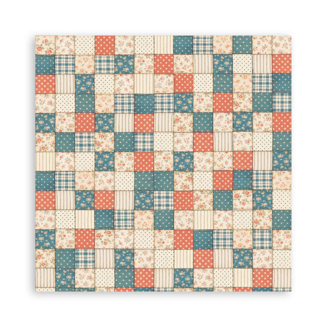 Stamperia Scrapbooking Pad 22 sheets cm 20,3X20,3 (8"X8") Single Face Family