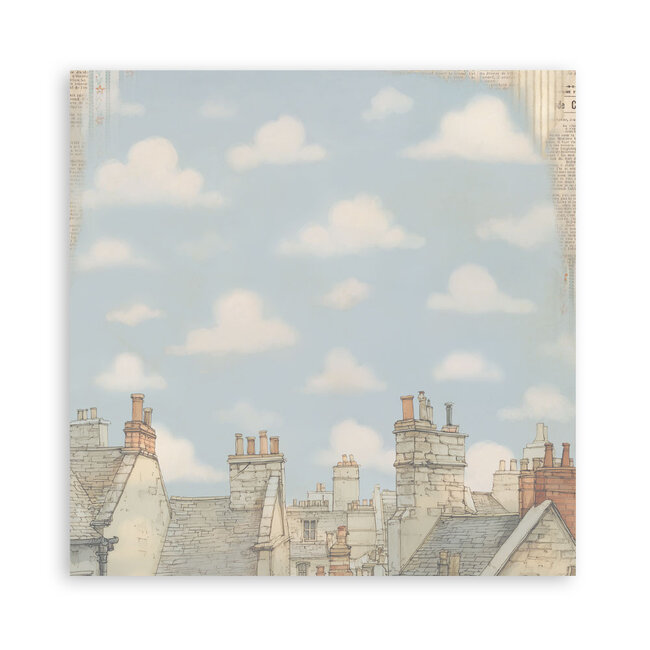 Stamperia Scrapbooking Pad 22 sheets cm 20,3X20,3 (8"X8") Single Face Family