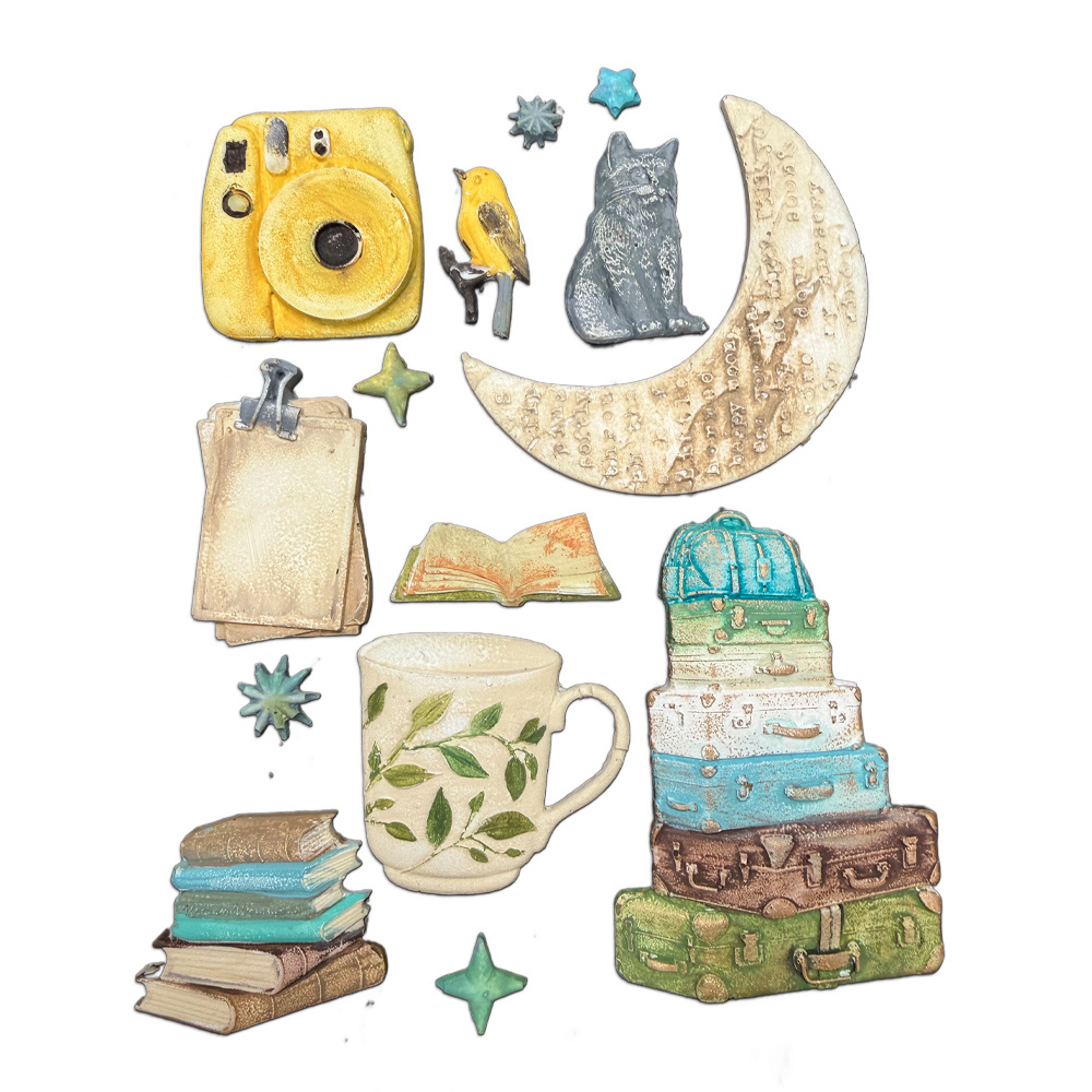 Stamperia Silicon mould A5 - Secret Diary