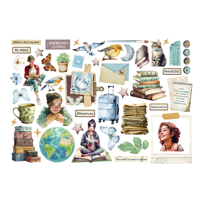 Stamperia Ephemera - Secret Diary