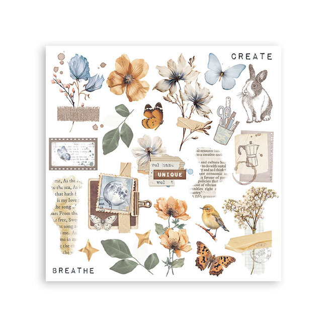 Stamperia Rub on selection cm 20,5x23 6 pages - Secret Diary