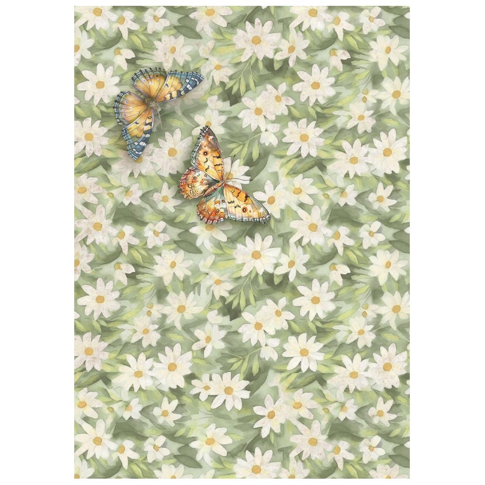 Stamperia Mini Rice paper A6 8 sheets Daisy Art