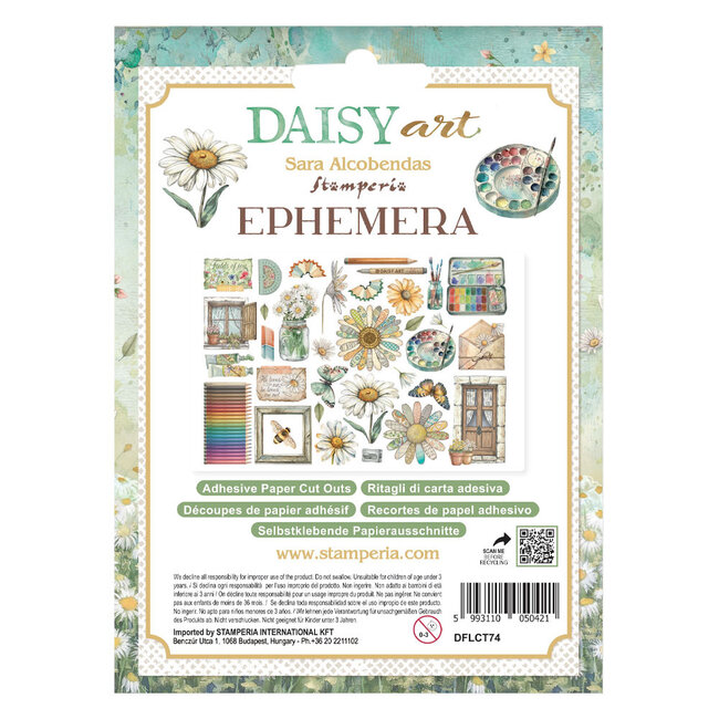 Stamperia Ephemera - Daisy Art
