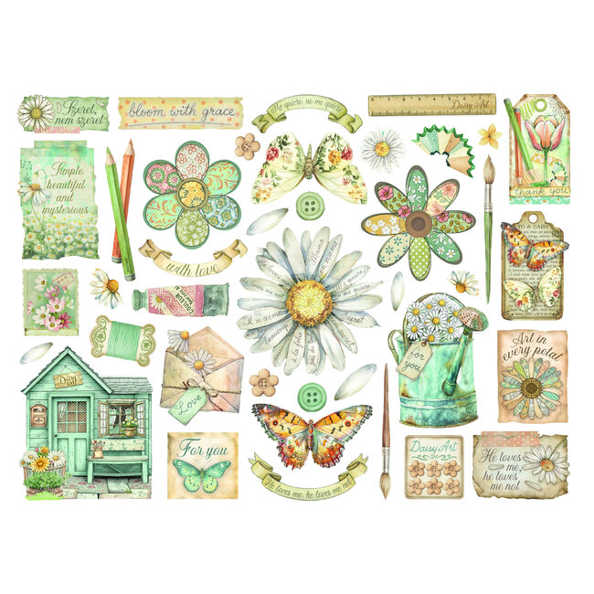 Stamperia Die cuts assorted - Daisy Art