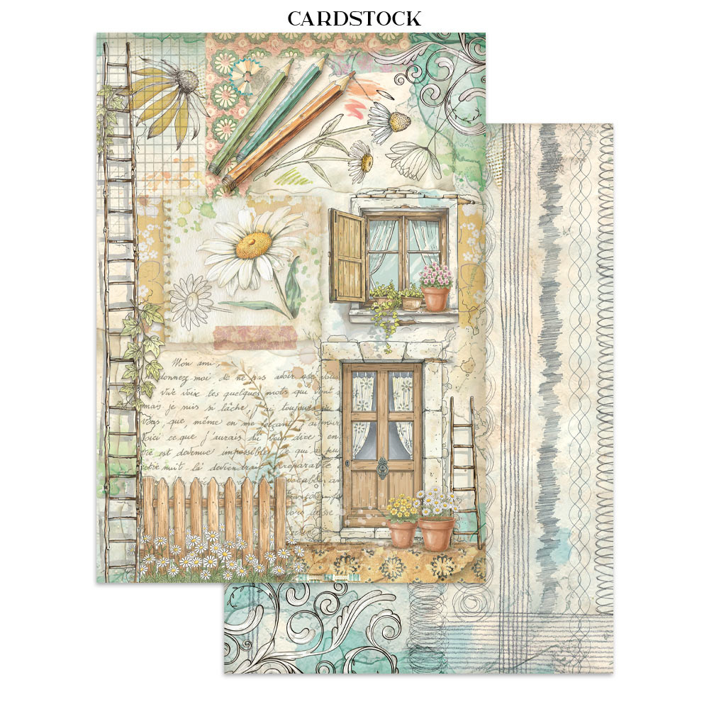 Stamperia Junk journal stickers, cut-outs, backgrounds - Daisy Art