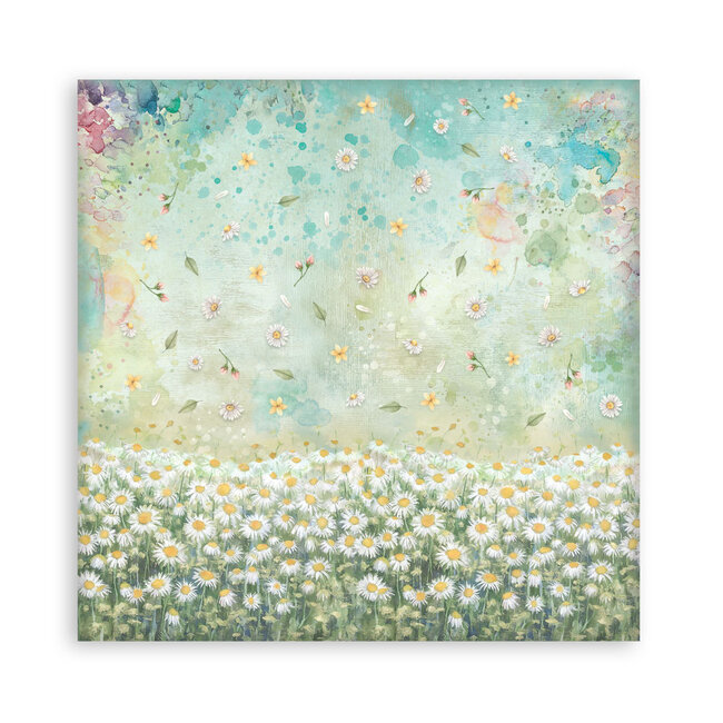 Stamperia Scrapbooking Pad 22 sheets cm 30,5x30,5 (12"x12") Single face - Daisy Art