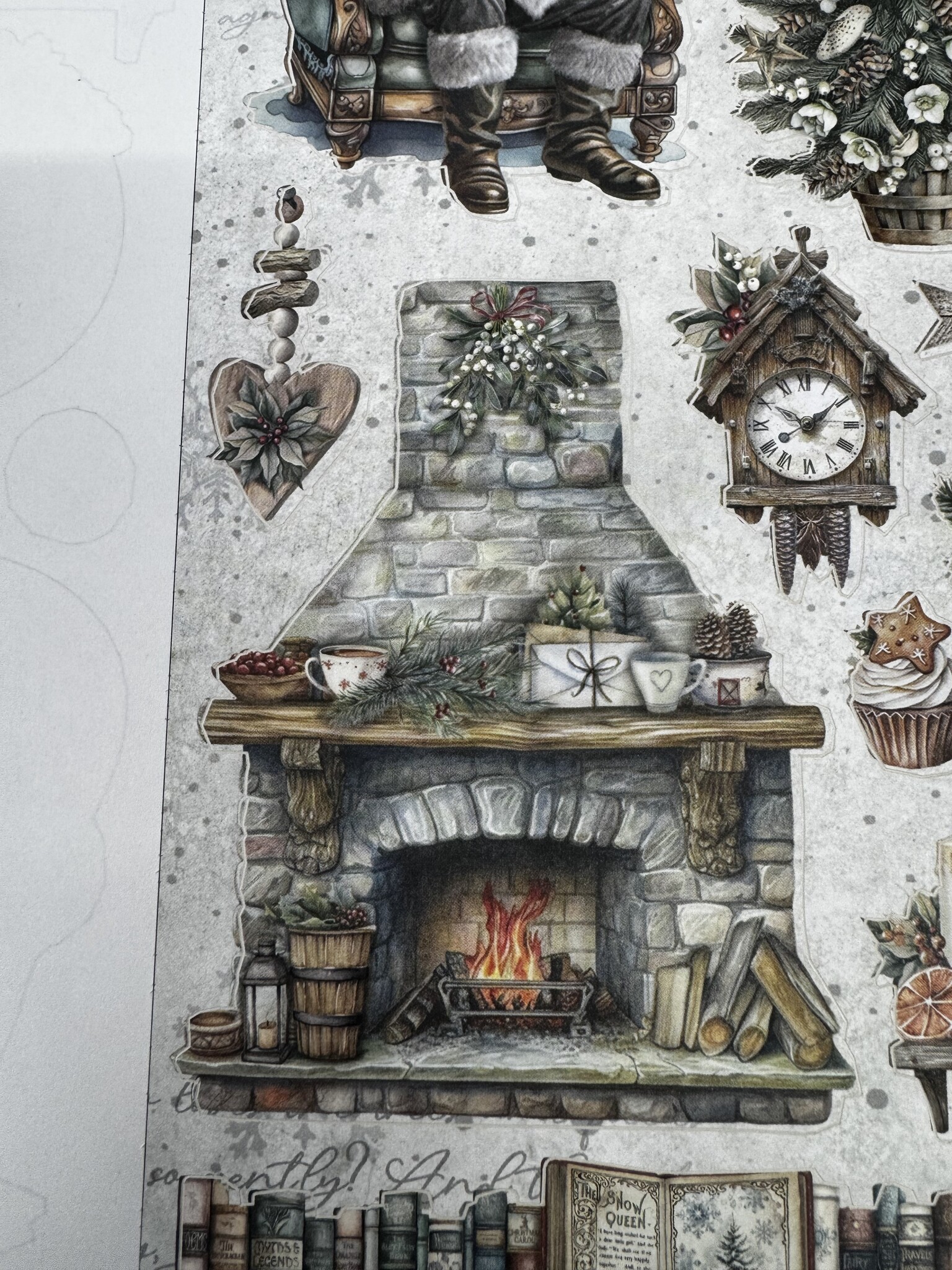 Stamperia Junk journal stickers, cut-outs, backgrounds - The Owl's House