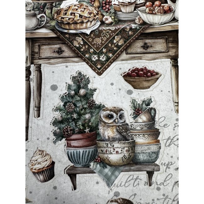 Stamperia Junk journal stickers, cut-outs, backgrounds - The Owl's House