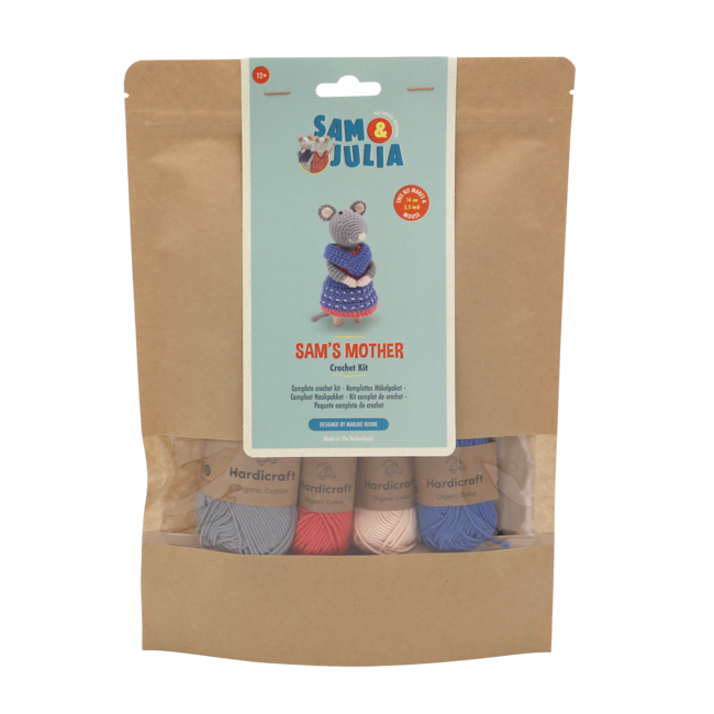 Hardicraft Crochet Kit Mother Mouse - Amigurumi DIY Kit