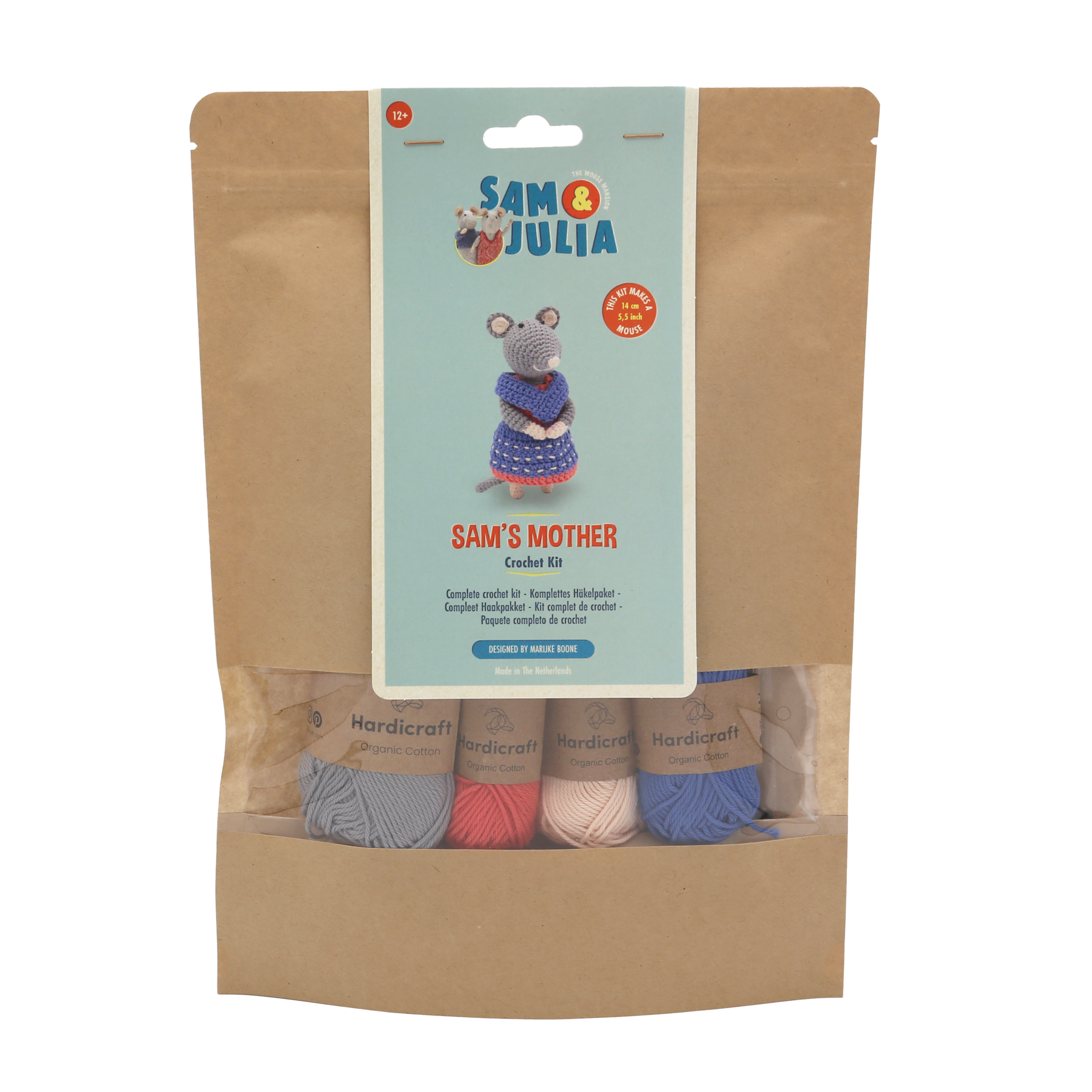 Hardicraft Haakpakket Moeder muis - Amigurumi DIY Kit