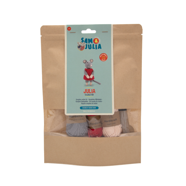 Hardicraft Crochet Kit Julia - Amigurumi DIY Kit