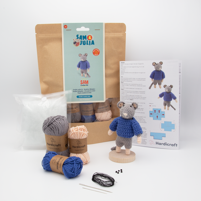Hardicraft Häkelset - Sam - Amigurumi DIY Kit