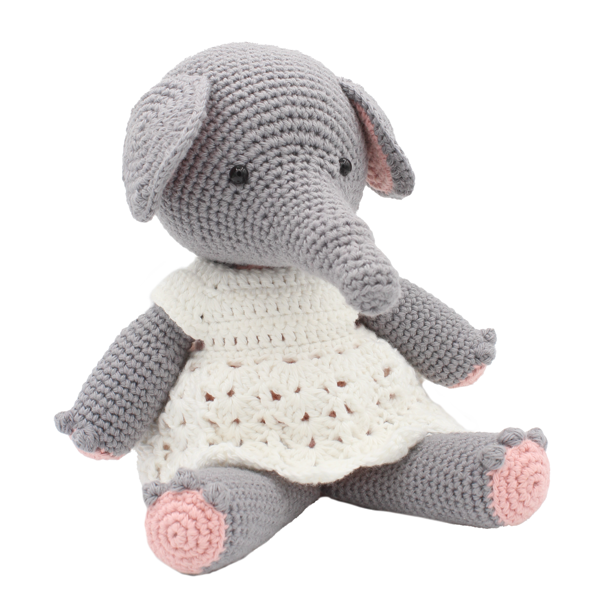 Hardicraft Crochet Kit Olga Elephant - Amigurumi DIY Kit