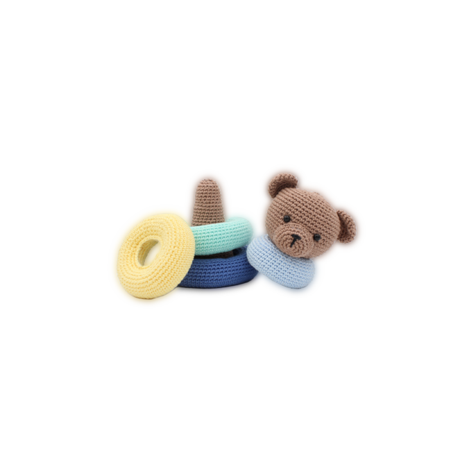 Hardicraft Crochet Kit Stacking Bear - Amigurumi DIY Kit