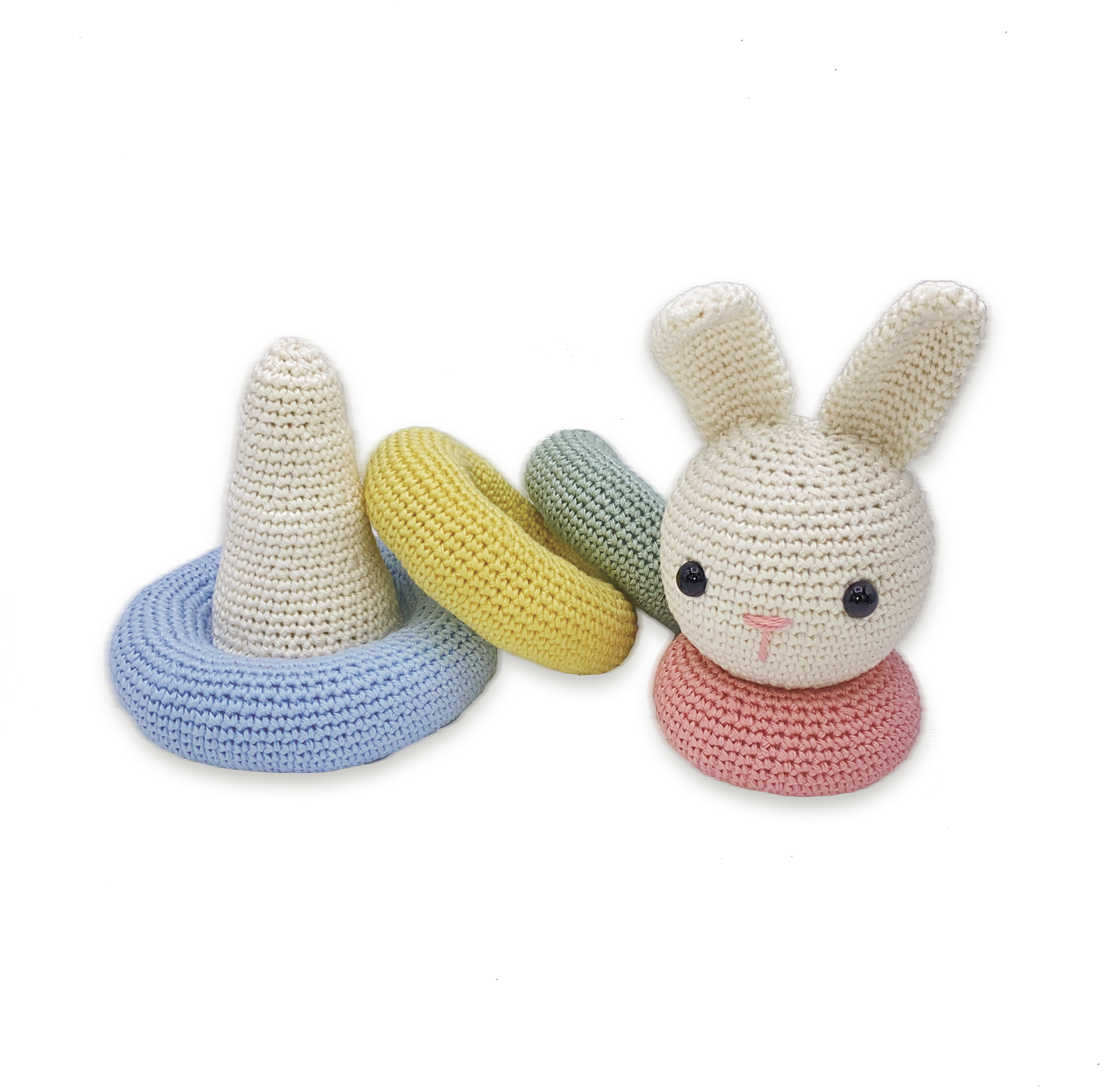 Hardicraft Crochet Kit Stacking Bunny - Amigurumi DIY Kit
