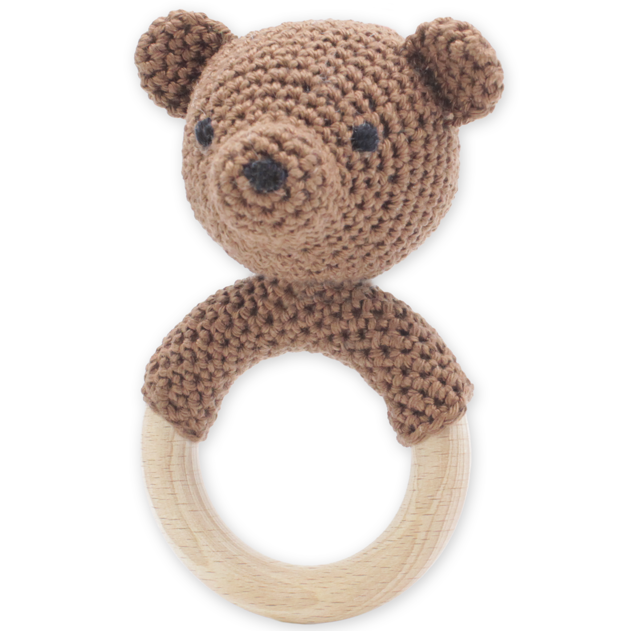 Hardicraft Crochet Kit Rattle Bear - Amigurumi DIY Kit