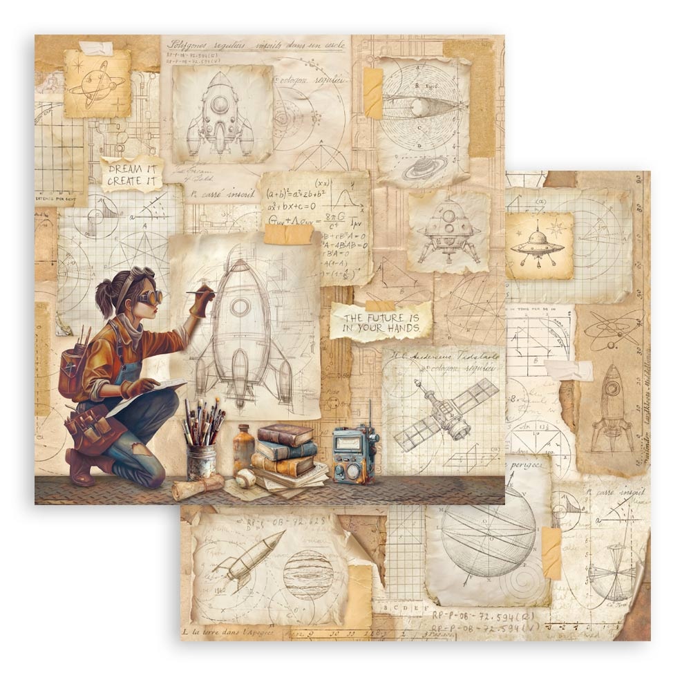 Stamperia Scrapbooking Pad 10 sheets cm 30,5x30,5 (12"x12") - A new Beginning