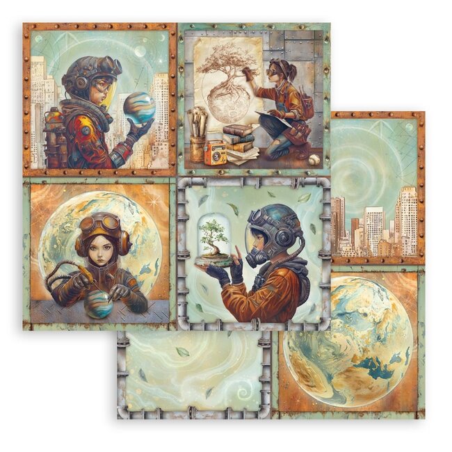 Stamperia Scrapbooking Pad 10 sheets cm 30,5x30,5 (12"x12") - A new Beginning