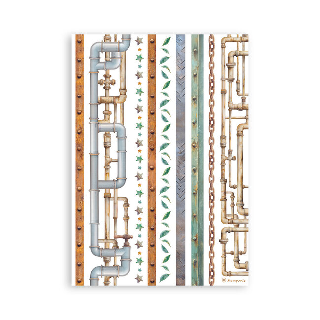 Stamperia Washi pad 8 sheets A5 - A new Beginning