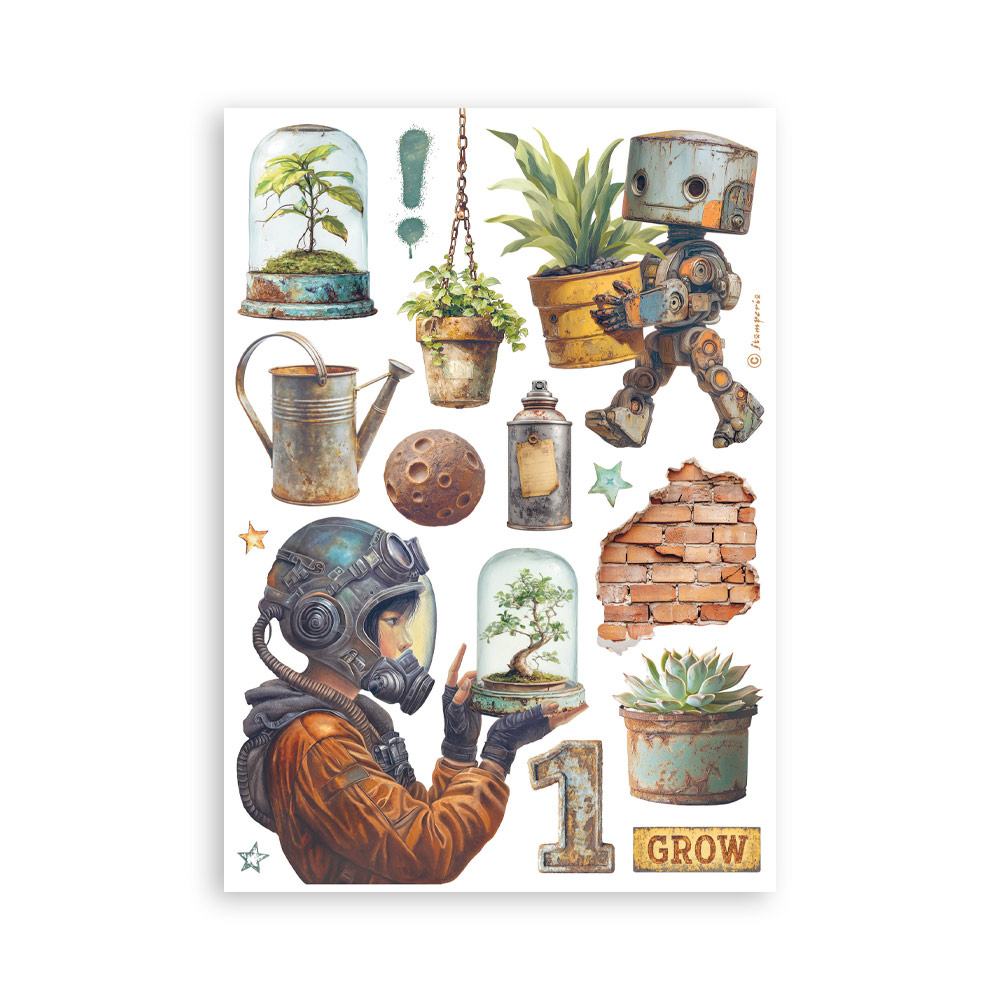 Stamperia Washi pad 8 sheets A5 - A new Beginning