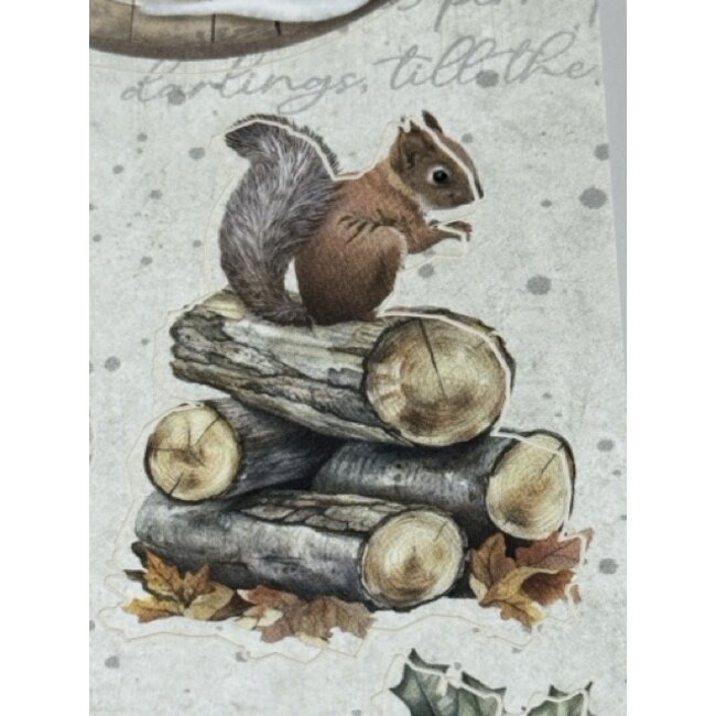 Stamperia Junk journal stickers, cut-outs, backgrounds - The Owl's House