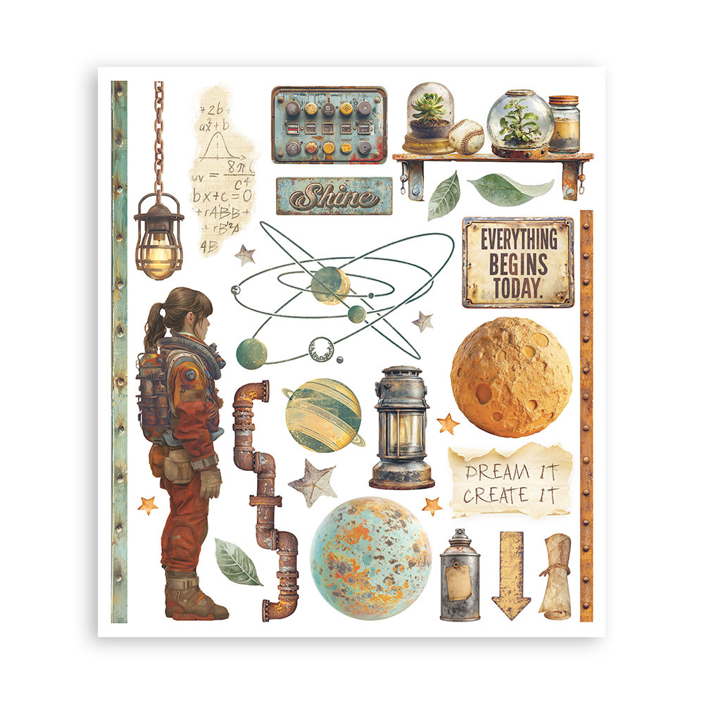 Stamperia Rub on selection cm 20,5x23 6 pages - A new Beginning