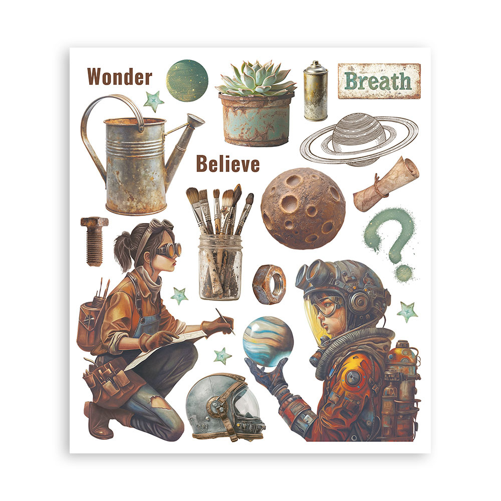 Stamperia Rub on selection cm 20,5x23 6 pages - A new Beginning