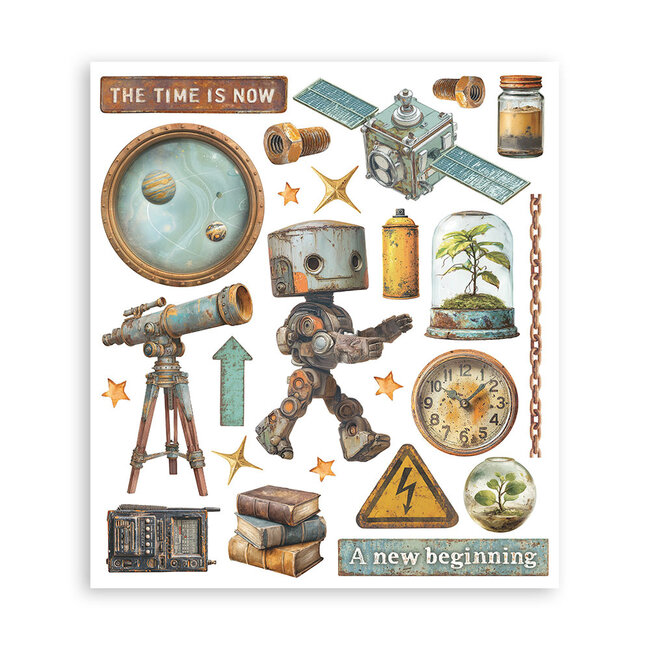 Stamperia Rub on selection cm 20,5x23 6 pages - A new Beginning