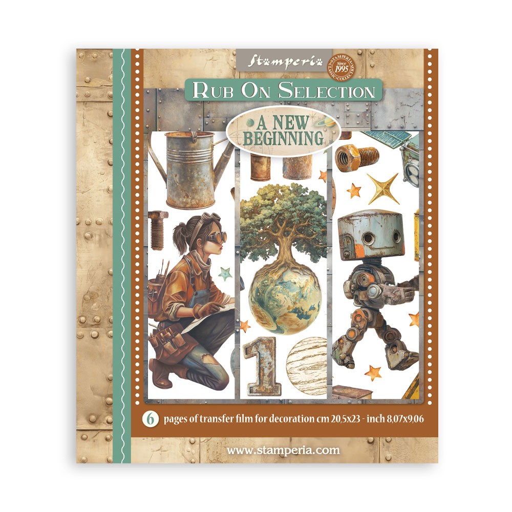 Stamperia Rub on selection cm 20,5x23 6 pages - A new Beginning