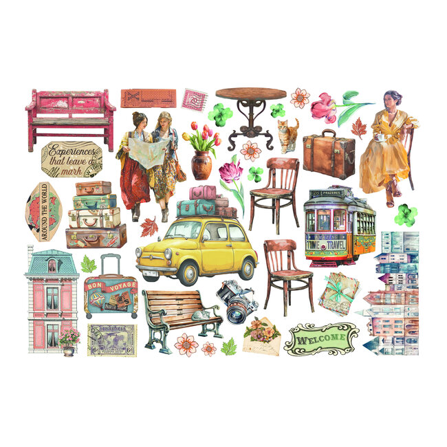 Stamperia Ephemera  - Art of Travelling