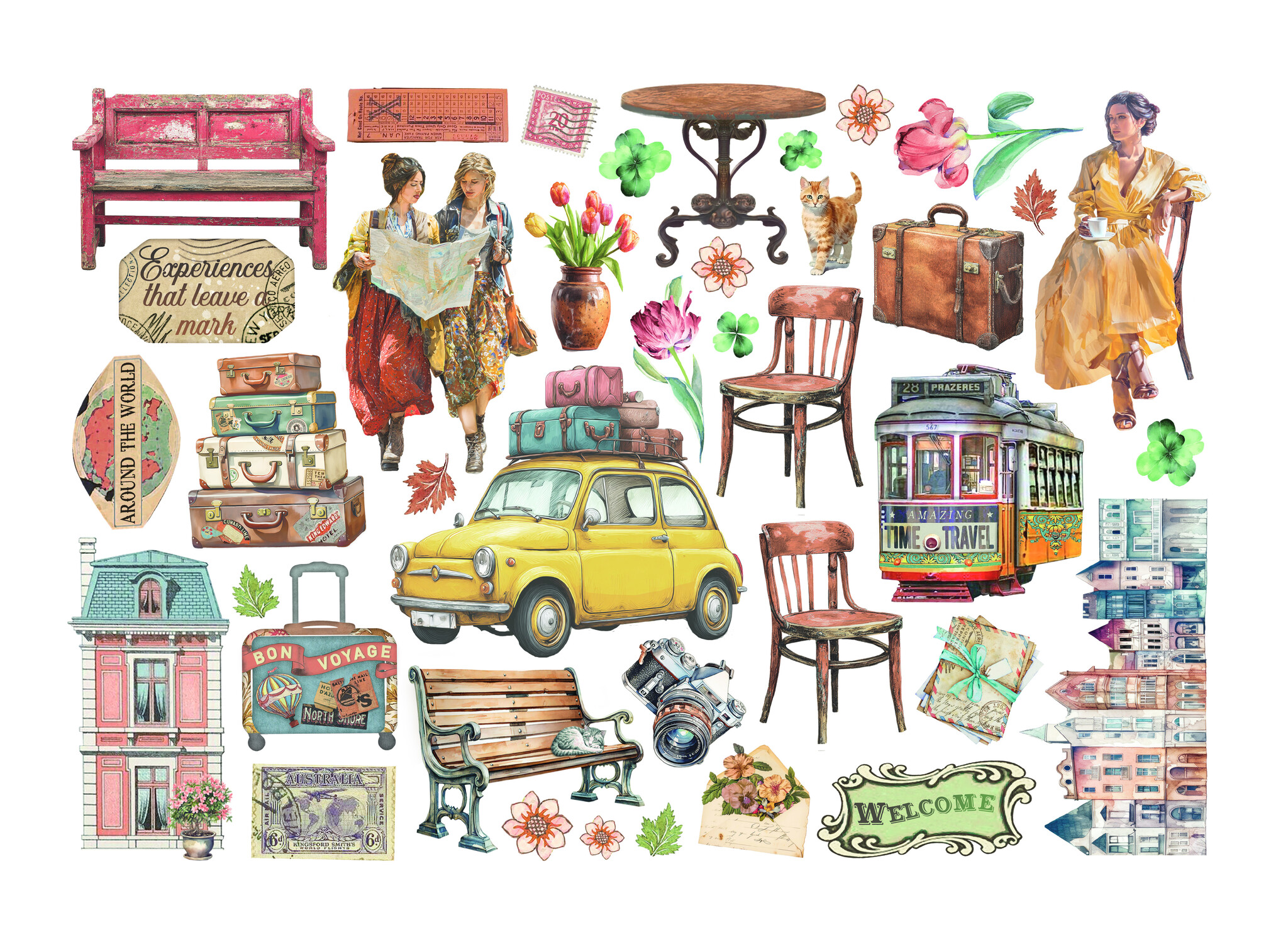 Stamperia Ephemera  - Art of Travelling