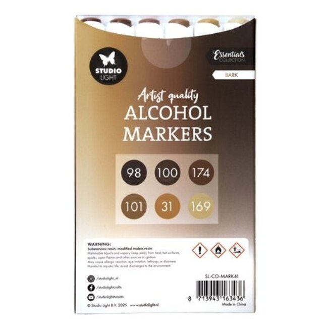 Studio Light Alcohol Markers Bark (SL-CO-MARK41)