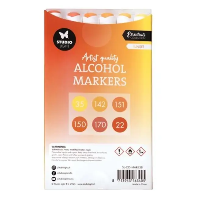Studio Light Alcohol Markers Sunset (SL-CO-MARK38)