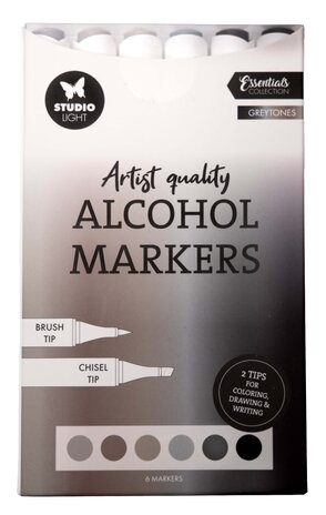 Studio Light Alcohol Markers Greytones (SL-CO-MARK37)