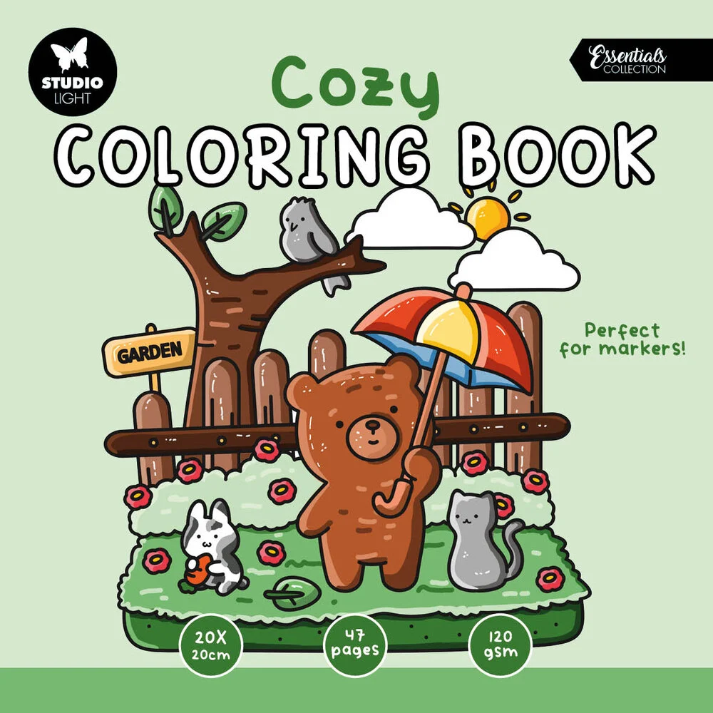 Studio Light Essentials Coloring Book Cozy (SL-ES-CB04)