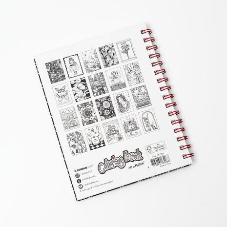 Studio Light Colorful Magic A5 Coloring Book (ABM-25-CB01)