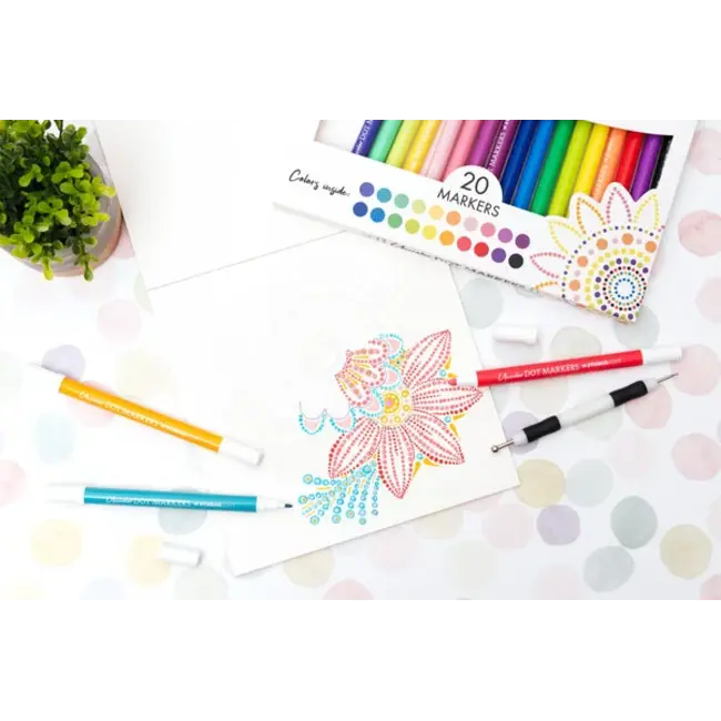 Studio Light Coloring Pad 8x8 Inch Dot Mandalas & Patterns (SL-ES-CP455)