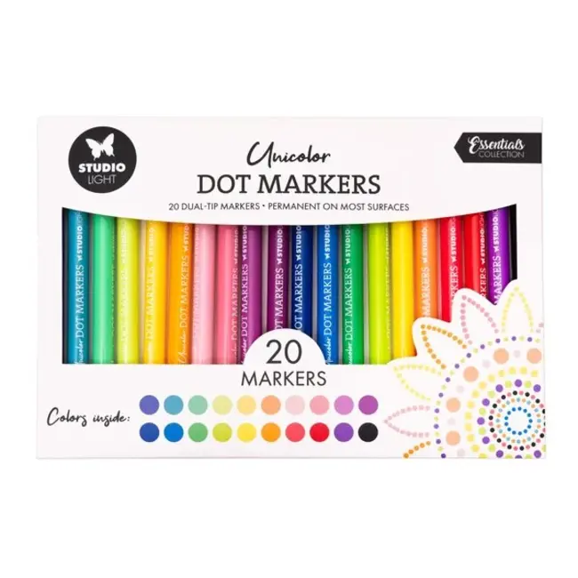 Studio Light Dot Markers Unicolor (20pcs) (SL-CO-MARK63)