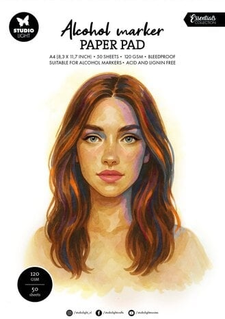 Studio Light Alcohol Marker Paper Pad A4 120gsm (SL-CO-PP403)