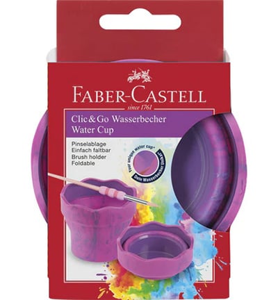 Faber Castell Watercup Clic & Go, Pink marble