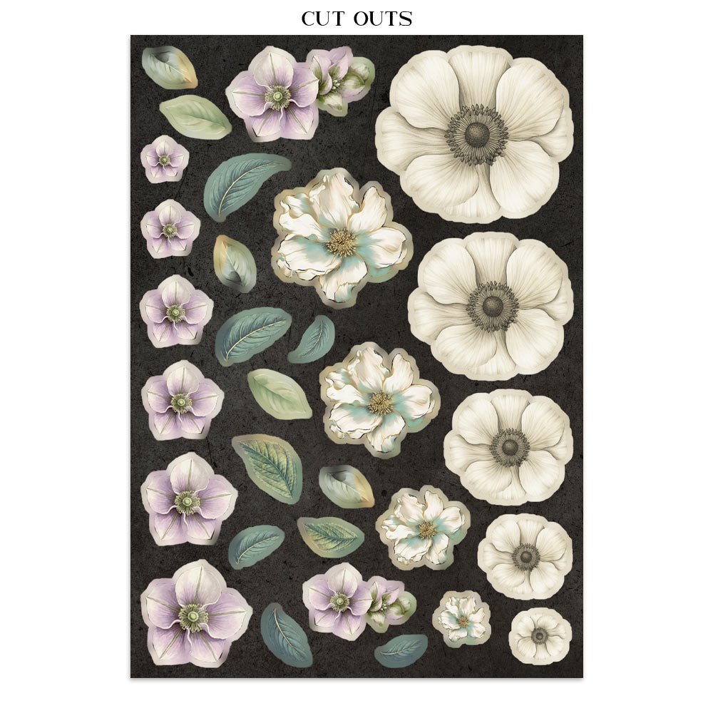 Stamperia Printed Art Junk Journal Focus Points for Art and Craft A5 - Gardens of Time