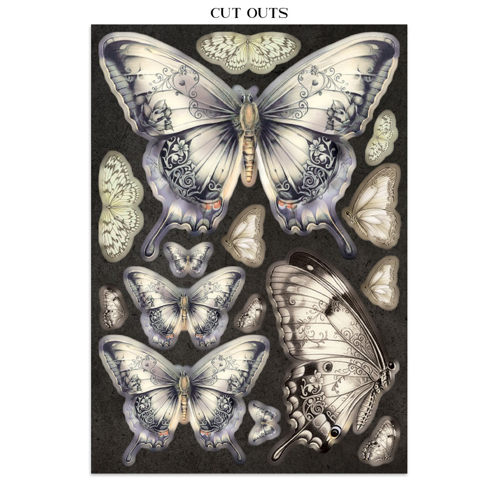 Stamperia Printed Art Junk Journal Focus Points for Art and Craft A5 - Gardens of Time