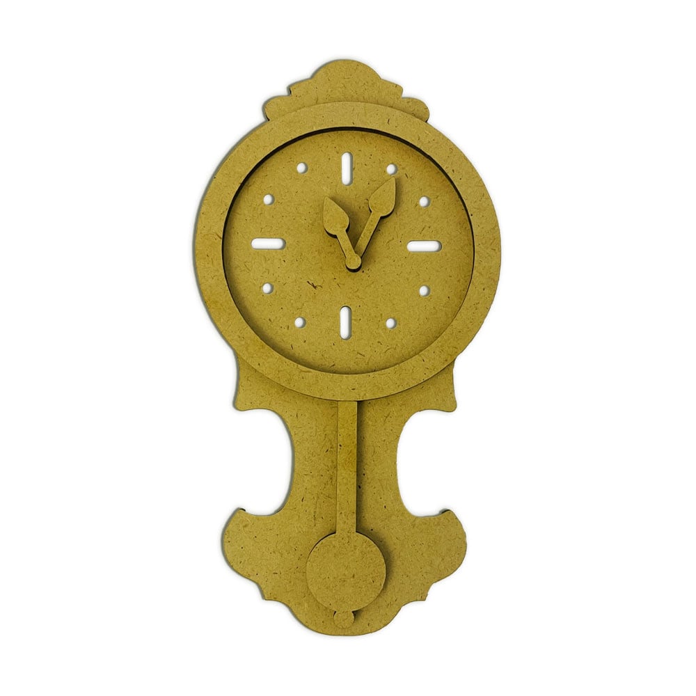 Stamperia Decorative Crafty Shapes for Art and Craft Gardens of Time pendulum clock