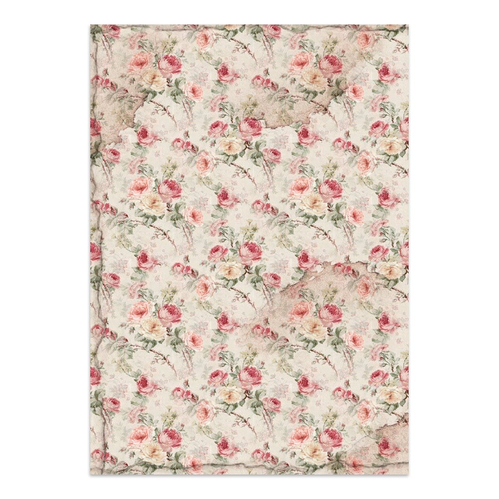 Stamperia Printed Art Junk journal: stickers, cut-outs, backgrounds for Art and Craft - House of Roses